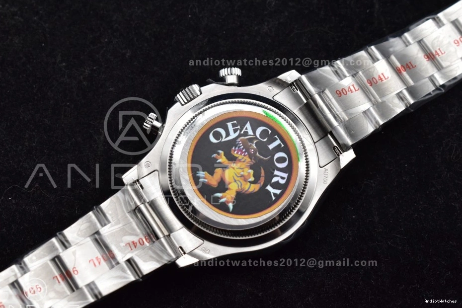Best Classic V Edition 1:1 QF 794 Black Dial on 126509 Bracelet Silver Daytona SS SH4131 1115